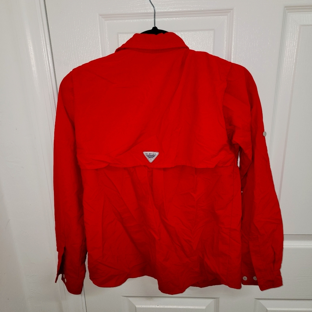 #272 Columbia sportswear youth button-up shirt